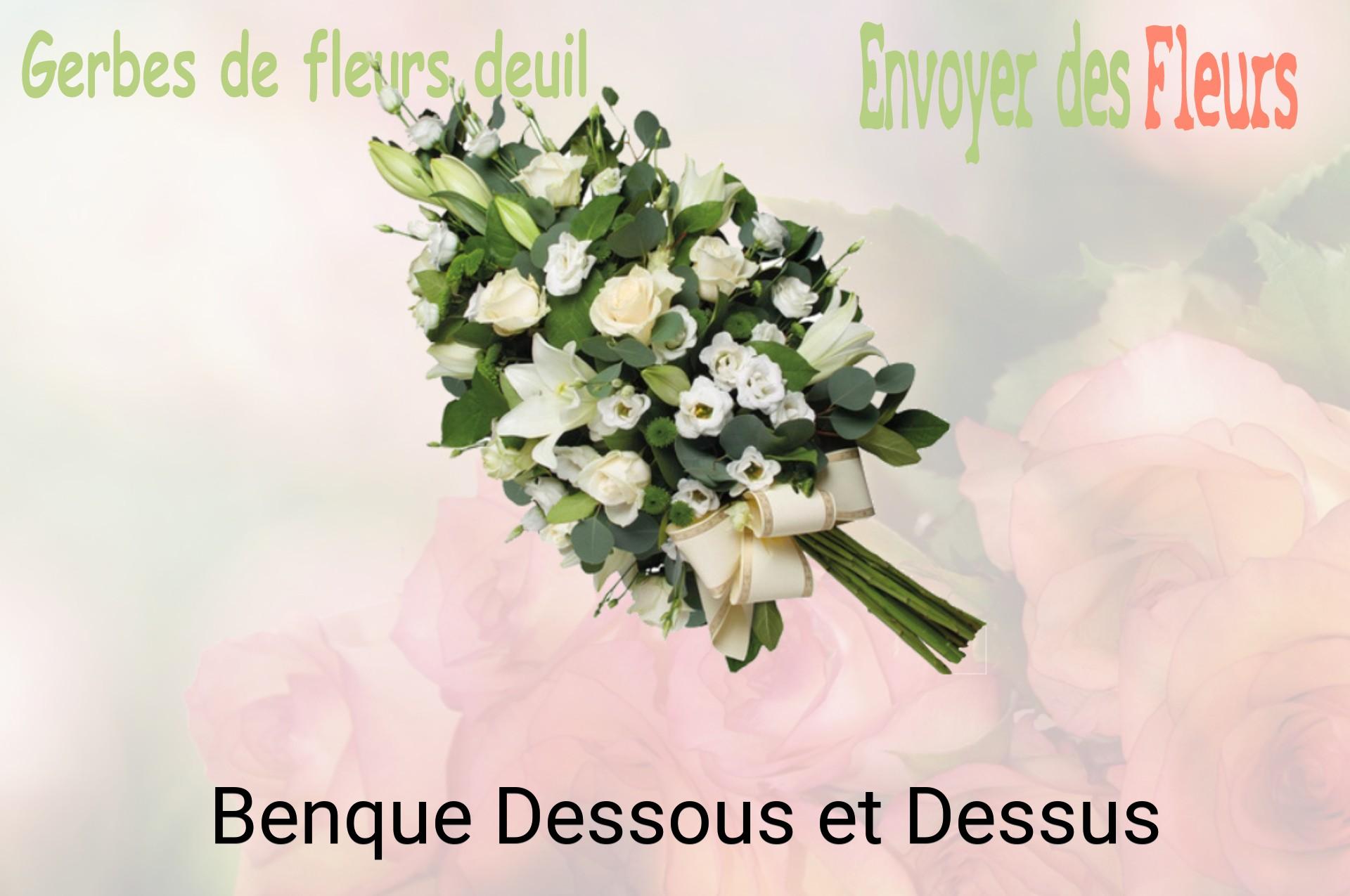 Gerbe de fleurs de deuil livrée à Benque-Dessous-et-Dessus